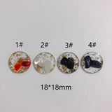 Geometric Round Resin Pendant Earrings DIY Accessories Kit
