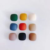 Frosted Square Patch Jewelry Accessories Materials