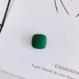 Frosted Square Patch Jewelry Accessories Materials