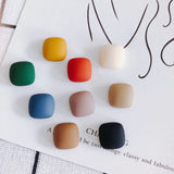 Frosted Square Patch Jewelry Accessories Materials