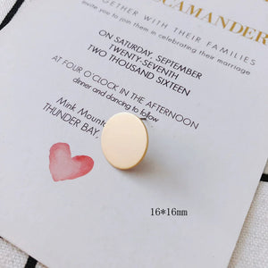 DIY Round Earrings Basic Jewelry Accessories Materials