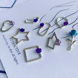 Rose Border Pendant DIY Jewelry Accessories Materials