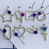 Rose Border Pendant DIY Jewelry Accessories Materials
