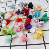 DIY Cloth Flower Earpiece Pendant Accessories Materials