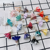 DIY Jewelry Accessories: Cloth Flowers, Pearl Tote, Earring Pendant Materials