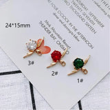 DIY Diamond-Studded Pendant Earrings Necklace Accessories