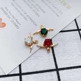 DIY Diamond-Studded Pendant Earrings Necklace Accessories