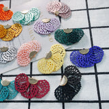 DIY Fabric Fan-Shaped Earrings Accessories Kit