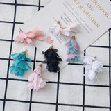 DIY Fabric Tassel Flower Earring Pendant - Accessory Materials