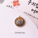 DIY Starry Sky Earrings Necklace Pendant Jewelry Accessories