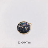 DIY Starry Sky Earrings Necklace Pendant Jewelry Accessories