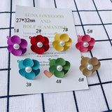3D Multi-Petal Flower Single Earring DIY Jewelry Accessory