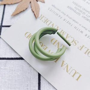 Macaron C-Shaped Earring Accessories - DIY Jewelry, Fashionable INS