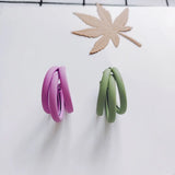 Macaron C-Shaped Earring Accessories - DIY Jewelry, Fashionable INS