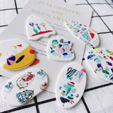 DIY Abstract Painting Spacer Earring Necklace Material