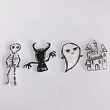 Acrylic Haunted House Ghost Patch Earring Pendant Material