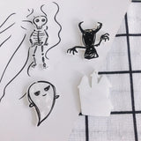 Acrylic Haunted House Ghost Patch Earring Pendant Material