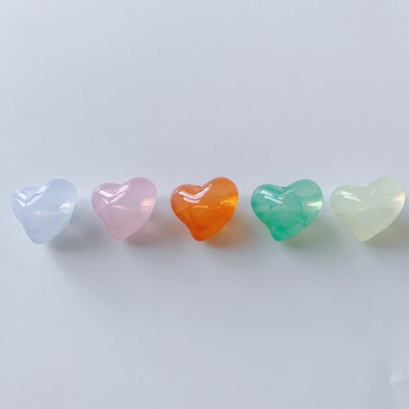 DIY Transparent Love Headdress Earrings Bracelet Accessories
