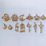 DIY Jewelry Set Retro Court Necklace Pendant