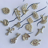 DIY Alloy Jewelry Accessories Butterfly Cross Pendant
