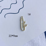 DIY Alloy Jewelry Accessories Butterfly Cross Pendant