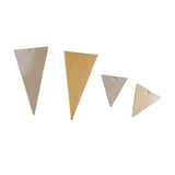 Alloy Plated Triangle Pendant DIY Jewelry Accessories