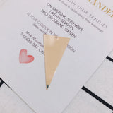 Alloy Plated Triangle Pendant DIY Jewelry Accessories