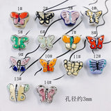 Colorful Butterfly Clay Bead DIY Jewelry Accessories