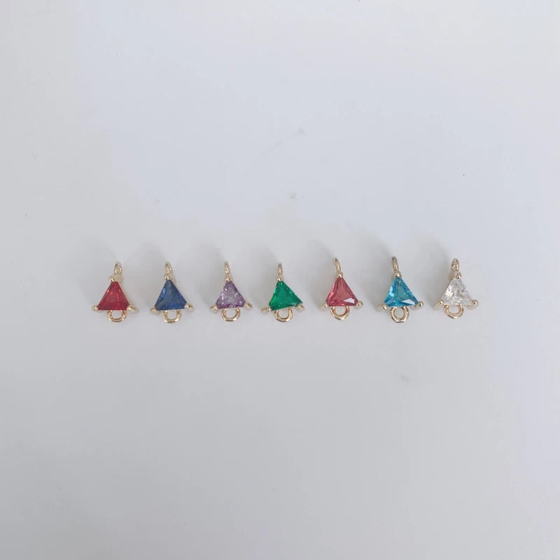 Copper-Plated Zircon Earrings & Pendants Set