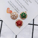 Retro Copper-Plated Zircon Necklace Pendant