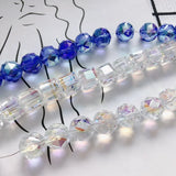Colorful Transparent Butterfly Glass Necklace Material