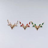 DIY Jewelry Accessories Copper Edging Antlers Pendant Antique Hairpin