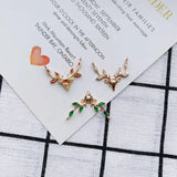 DIY Jewelry Accessories Copper Edging Antlers Pendant Antique Hairpin