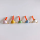 Heart-shaped Alloy Drop Oil Earrings Material Accessories