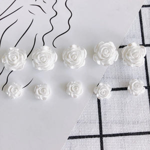 Acrylic Rose Earrings - DIY Jewelry Accessory