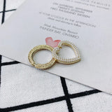 Geometric Love Round Pearl Set Earrings & Pendant