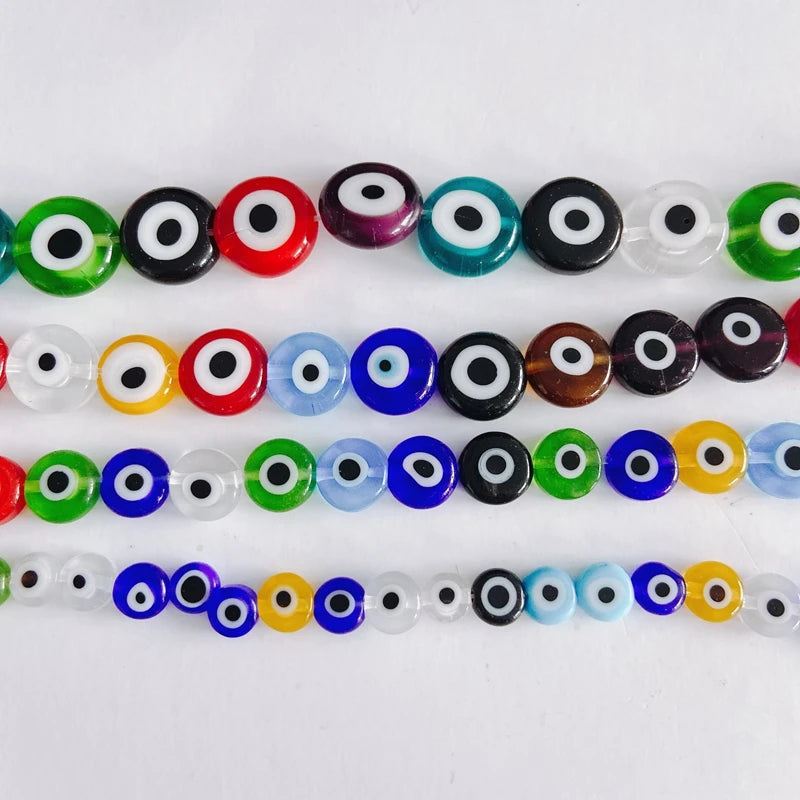 DIY Jewelry Accessories Round Colored Glaze Necklace Bracelet