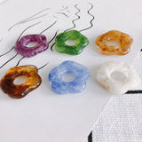 Resin Acrylic Translucent Flowers Jewelry Pendant