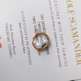 Vintage Pearl Wire Winding Earring Pendants