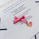 DIY Jewelry Accessories Alloy Frosted Bow Earrings Materials