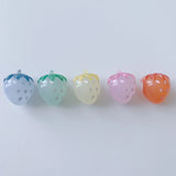 Acrylic Small Strawberry Earrings Bracelet DIY Jewelry Accessories
