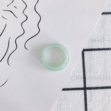 DIY Resin Translucent Round Retro Ring Material