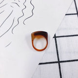 Resin Retro Ring Finger Ring Material Accessories