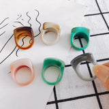 Resin Retro Ring Finger Ring Material Accessories