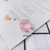 DIY Small Fresh Broken Flowers Ring Accessories