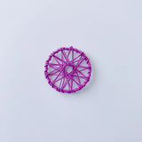 DIY Iron Spray Paint Round Hollow Earrings