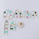 Geometric Acrylic Earrings Necklace Set