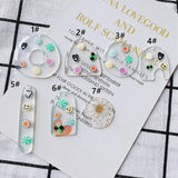 Geometric Acrylic Earrings Necklace Set