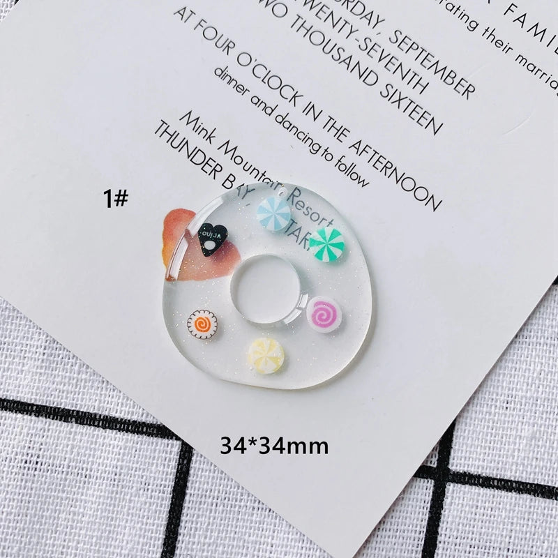Geometric Acrylic Earrings Necklace Set