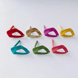 Iron Spray Paint Hollow Earring Accessories